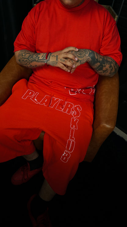 PLAYER$KLUB RED SHORTS