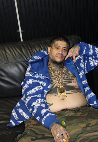 PLAYER$KLUB BLUE ZIP UP