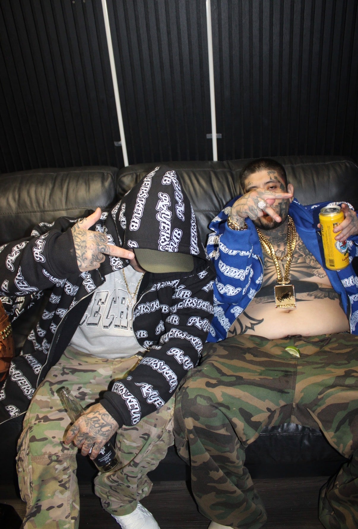 PLAYER$KLUB BLUE ZIP UP