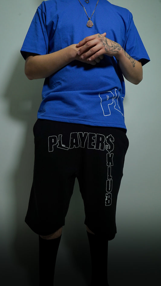 PLAYER$KLUB BLACK SHORTS